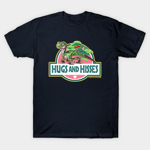 Jurassic Park hugs and hisses T-Shirt by SerenityByAlex